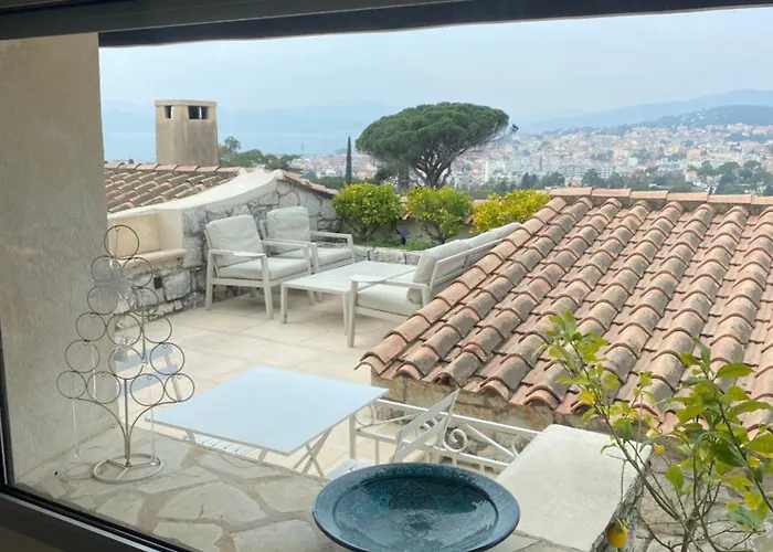 Villa Galateias, Un Coin De Paradis, Superbe Vue Avec Piscine Privee Cannes